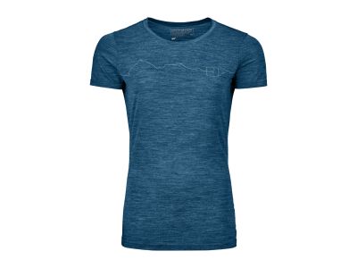 Ortovox W&amp;#39;s 150 Cool Mountain TS Women&amp;#39;s T-Shirt, Petrol Blue Blend