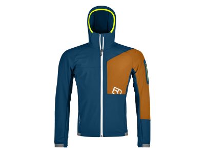 ORTOVOX Berrino hooded jacket, petrol blue