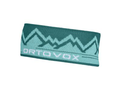 ORTOVOX Peak opaska na głowę, pacyficzna/zielona