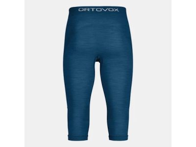 ORTOVOX 120 Competition Light 3/4 base layer pants, petrol blue
