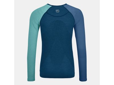 ORTOVOX 120 Competition Light women's long sleeve top, petrol blue