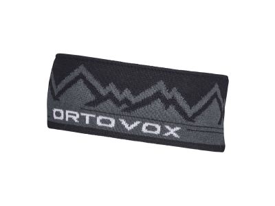 ORTOVOX Peak Headband čelenka, Black Raven