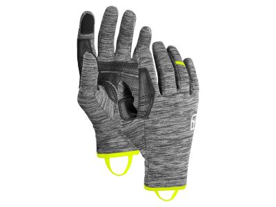 ORTOVOX Flísové rukavice, black steel blend