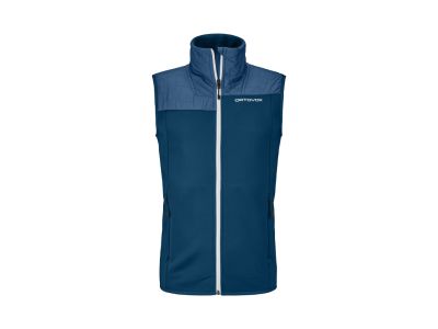 ORTOVOX Fleece Plus vest, Petrol Blue