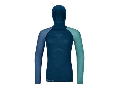 Ortovox 120 Competition Light dámské tričko s kapucí, petrol blue