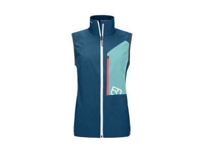 ORTOVOX Berrino women's vest, petrol blue