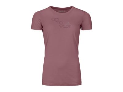 Ortovox Merino Tangram women&amp;#39;s t-shirt, mountain rose