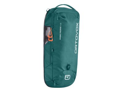 ORTOVOX Avasatchet Litric Freeride S Zip backpack, 16 l, Pacific Green