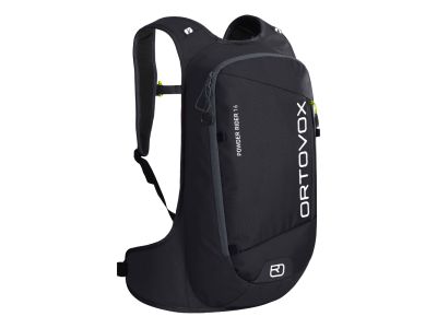 Ortovox Powder Rider hátizsák 16 l, fekete holló