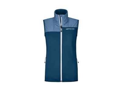 ORTOVOX Fleece Plus women&amp;#39;s vest, Petrol Blue