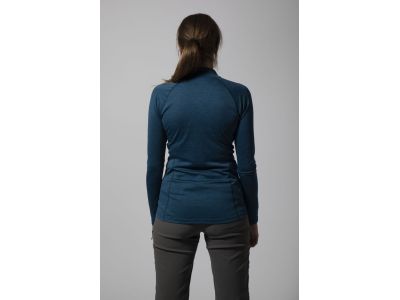 Montane Fem Dart Zip Neck women&#39;s T-shirt, eclipse blue