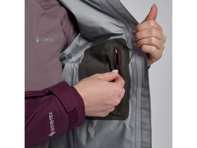 Jachetă de damă Montane PHASE JACKET, visiniu