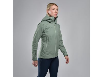 Montane FEM PHASE LITE dámska bunda, šedozelená