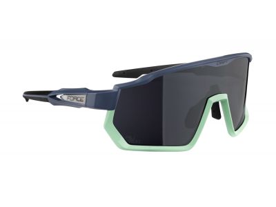 Okulary FORCE Drift, burzowo niebiesko-miętowe, czarne soczewki kontrastowe