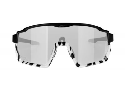 FORCE Drift-Brille, schwarz-zebrafarben, photochrome Gläser