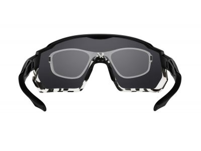 FORCE Drift okuliare, čierna-zebra, čierne kontrastné sklá