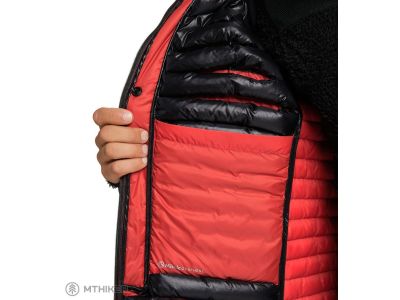 Jachetă de puf Haglöfs LIM ZT, negru/roșu
