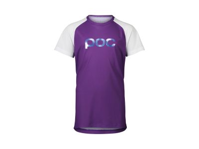 POC Essential MTB Tee dětský dres, Sapphire Purple/Hydrogen White