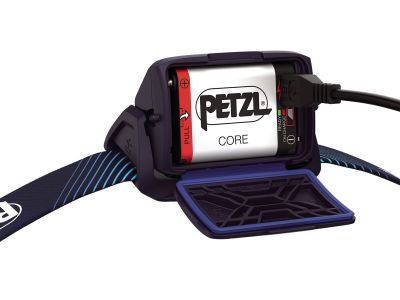 Petzl ACTIK CORE headlamp, 600 lm, blue