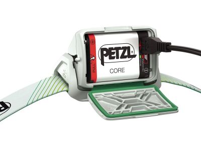 Petzl ACTIK CORE headlamp, 600 lm, green
