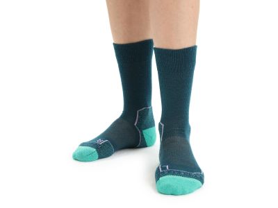 icebreaker Hike+ Light women&#39;s socks, green glory/fresh