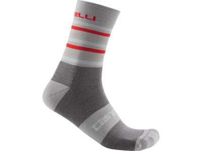 Castelli GREGGE 15 socks, travertine grey