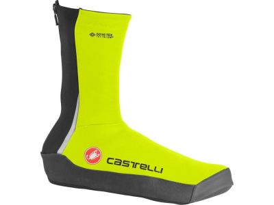 Castelli Intenso Unlimited sneaker covers, bright lime