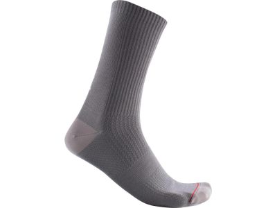 Castelli BANDITO WOOL 18 ponožky, niklová šedá