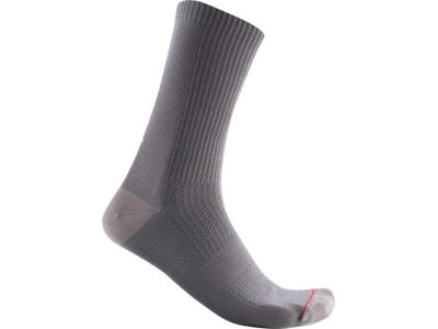 Castelli BANDITO WOOL 18 Socken, Nickelgrau