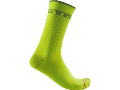Castelli DISTANZA 20 socks, bright lime