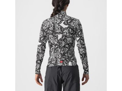Koszulka rowerowa damska Castelli UNLIMITED W THERMAL, czarno-biała