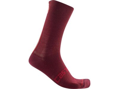 Castelli RACING STRIPE 18 socks, burgundy