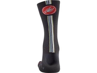 Castelli RACING STRIPE 18 zokni, fekete