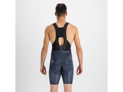 Pantaloni scurți Sportful Bodyfit Pro Air LTD, cu bretele, albastru