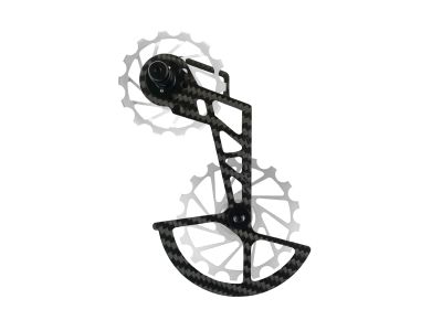 Wózek przerzutki Nova Ride Carbon Ceramic, Shimano Dura Ace/Ultegra, 12-rzędowa, srebrna