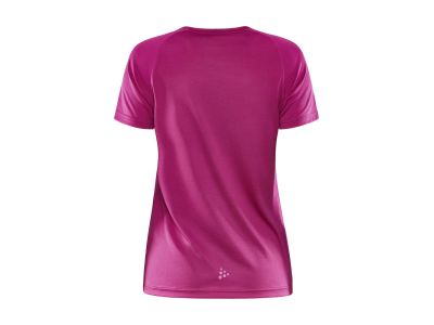 Damska koszulka t-shirt Craft CORE Unify Logo w kolorze różowym