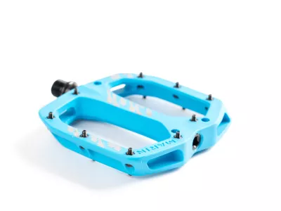 Marin OSO S15 platform pedals, blue