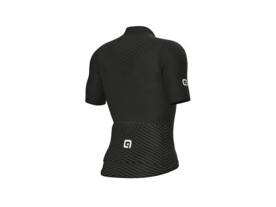 Koszulka rowerowa ALÉ ZIG ZAG PR-S, czarna