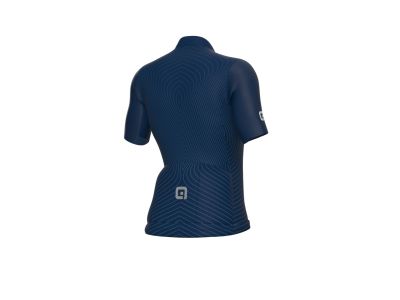 Koszulka rowerowa damska ALÉ ZIG ZAG PR-S, niebieska