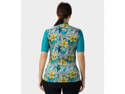 Tricou damă ALÉ HIBISCUS PR-E, cobalt blue