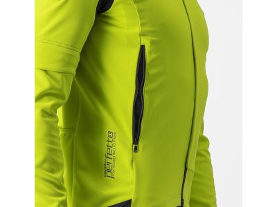 Castelli PERFETTO RoS 2 CONVERTIBLE jacket, electric lime