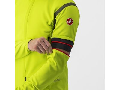 Castelli PERFETTO RoS 2 CONVERTIBLE bunda, žiarivá limetková