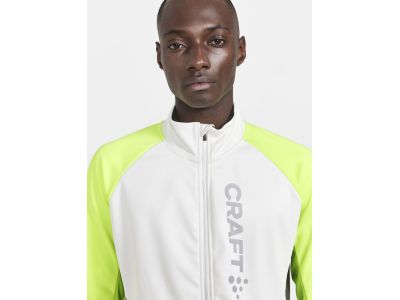 Jachetă CRAFT CORE Bike SubZ Lumen, gri/alb/galben
