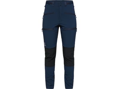 Pantaloni de damă Haglöfs Rugged Slim, albastru închis/negru