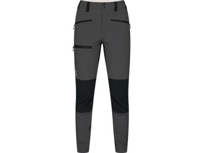 Pantaloni de damă Haglöfs Mid Slim, gri/negru
