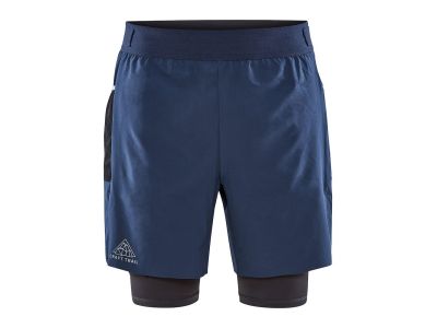 CRAFT PRO Trail 2in1 Shorts, blau