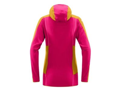 Haglöfs LIM Mid Fast Damen-Sweatshirt, gelb/rosa