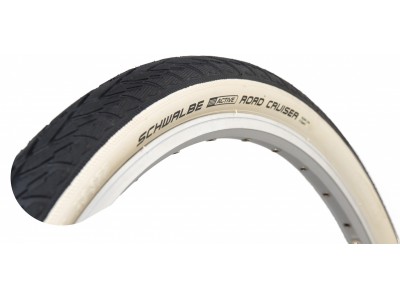 Schwalbe Road Cruiser 26x1.75&quot; MTB plášť drát bílý bok