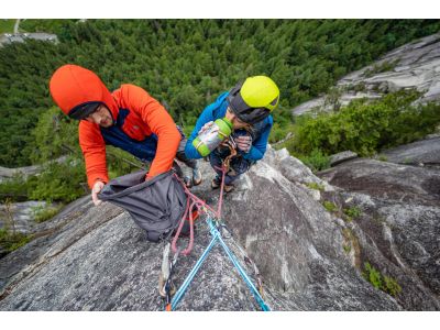 Mountain Equipment Eclipse hoodie, Medieval/Cardinal