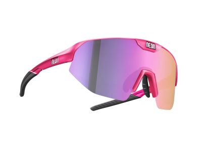 Neon FLAME Brille, CRYSTAL PINK MAT/MIRROR VIOLET CAT 3